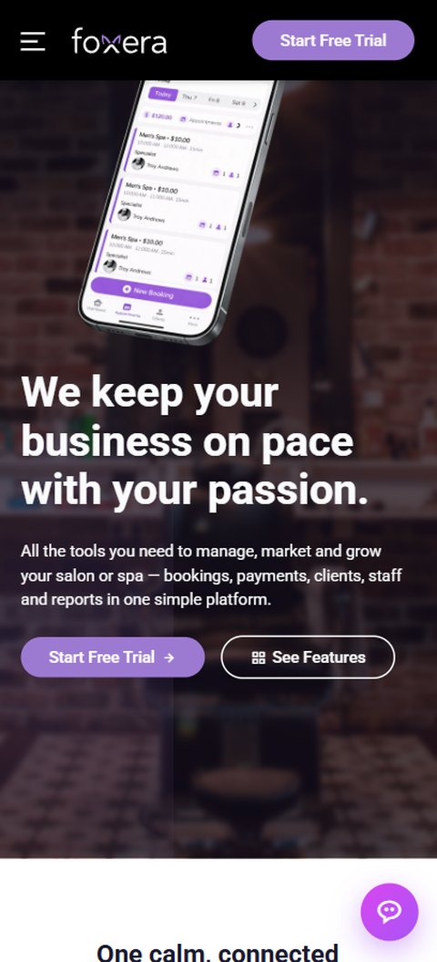 Foxera shown on a phone